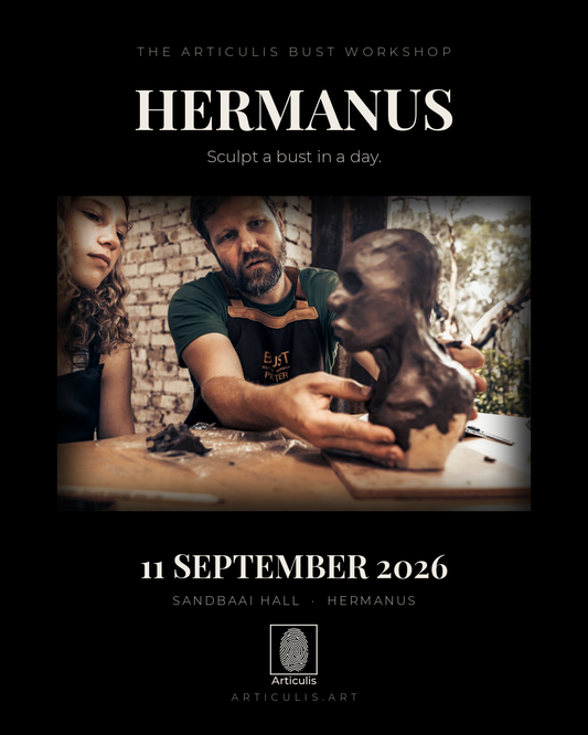 BUST Sculpture Workshop, Hermanus (R1240 deposit, 50% of R2480)