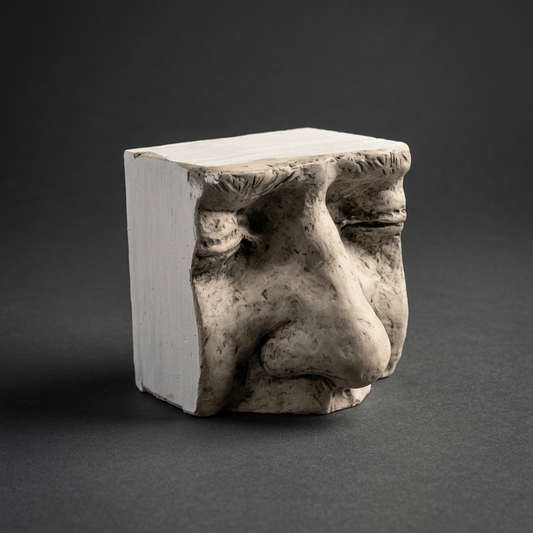 Nose prop, 1:4 scale cast, grey studio background