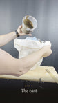 Casting: resin poured into the closed mould