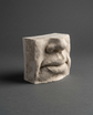 Mouth prop, 1:4 scale cast, grey studio background