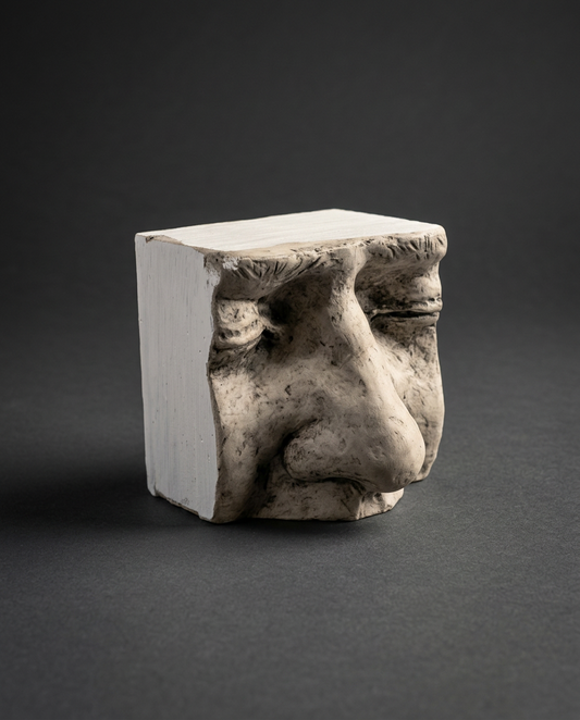 Nose prop, 1:4 scale cast, grey studio background